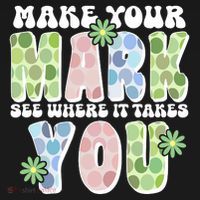 Mark Your Mark See Where It Takes You Dot Day Coaster thumb 2