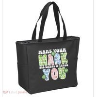Mark Your Mark See Where It Takes You Dot Day Tote Bag thumb 2