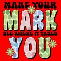 Mark Your Mark See Where It Takes You Dot Day Santa Hat thumb 1