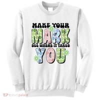 Mark Your Mark See Where It Takes You Dot Day Sweatshirt thumb 0
