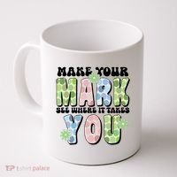 Mark Your Mark See Where It Takes You Dot Day Coffee Mug thumb 0