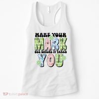 Mark Your Mark See Where It Takes You Dot Day Women's Tank Top thumb 0