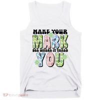 Mark Your Mark See Where It Takes You Dot Day Tank Top thumb 0