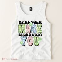 Mark Your Mark See Where It Takes You Dot Day Tank Top thumb 2