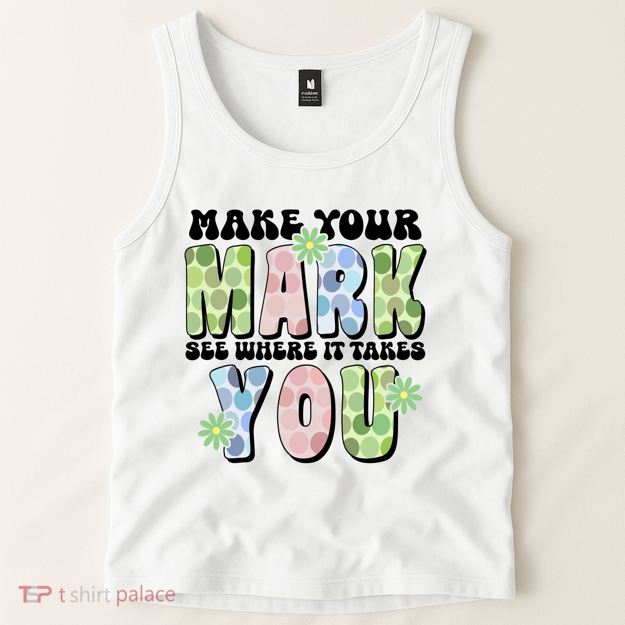 Mark Your Mark See Where It Takes You Dot Day Tank Top