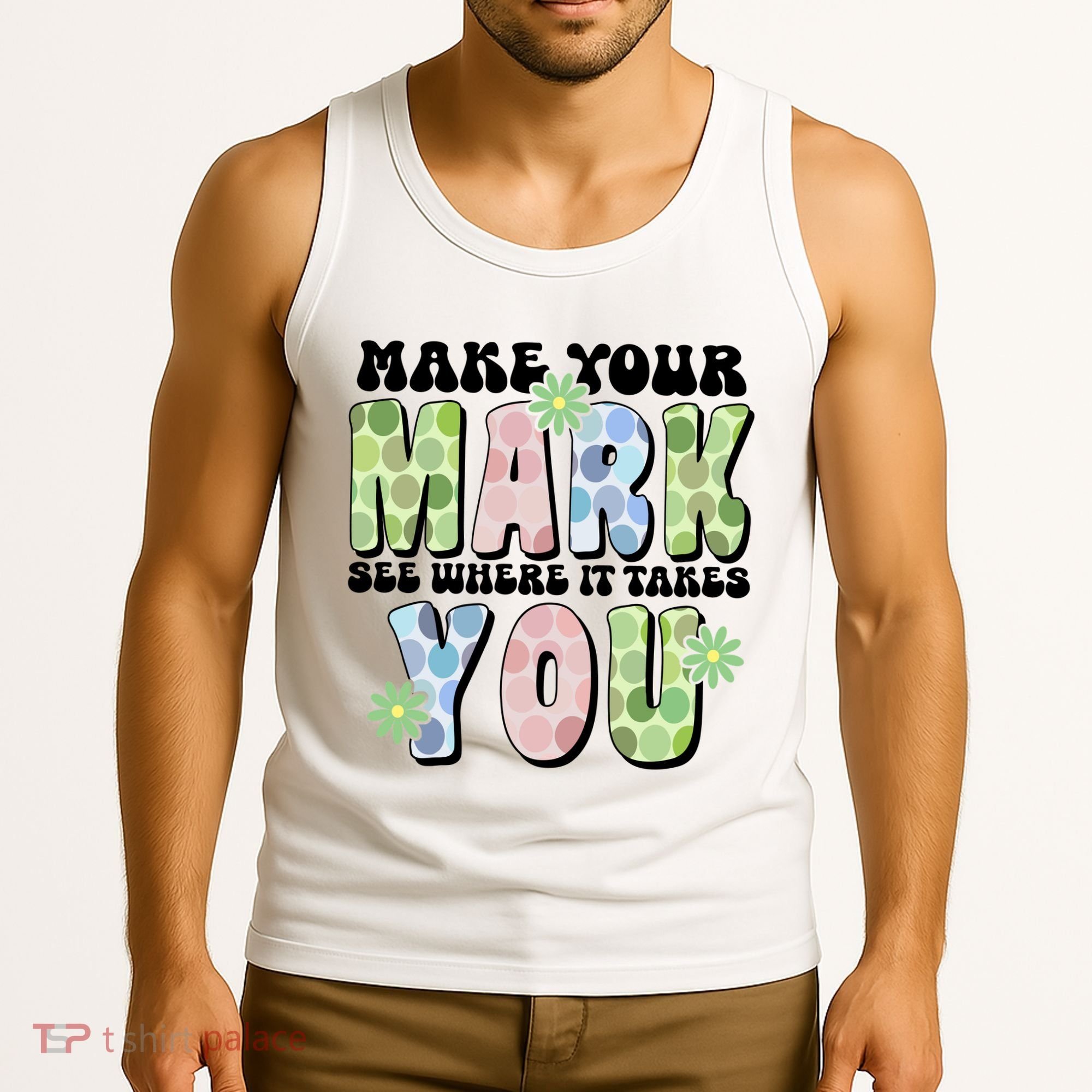Mark Your Mark See Where It Takes You Dot Day Tank Top