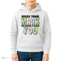 Mark Your Mark See Where It Takes You Dot Day Kids Hoodie thumb 4