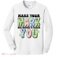 Mark Your Mark See Where It Takes You Dot Day Kids Long Sleeve Shirt thumb 0