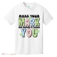Mark Your Mark See Where It Takes You Dot Day Kids T-Shirt thumb 0