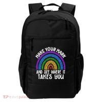 Make Your Mark And See Where It Takes You International Dot Day Backpack thumb 0