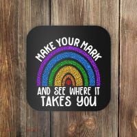 Make Your Mark And See Where It Takes You International Dot Day Coaster thumb 0