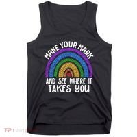 Make Your Mark And See Where It Takes You International Dot Day Tank Top thumb 0