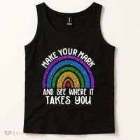 Make Your Mark And See Where It Takes You International Dot Day Tank Top thumb 2