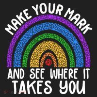 Make Your Mark And See Where It Takes You International Dot Day Golf Towel thumb 3