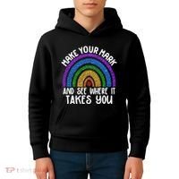 Make Your Mark And See Where It Takes You International Dot Day Kids Hoodie thumb 4