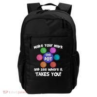 Make Your Mark And See Where It Takes You Dot Day Backpack thumb 0