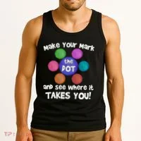 Make Your Mark And See Where It Takes You Dot Day Tank Top thumb 3