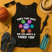 Make Your Mark And See Where It Takes You Dot Day Tank Top thumb 4