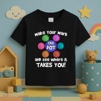 Make Your Mark And See Where It Takes You Dot Day Toddler T-Shirt thumb 3