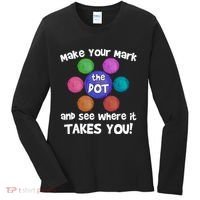 Make Your Mark And See Where It Takes You Dot Day Women's Long Sleeve Shirt thumb 0
