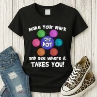 Make Your Mark And See Where It Takes You Dot Day Women's T-Shirt thumb 3
