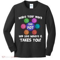 Make Your Mark And See Where It Takes You Dot Day Kids Long Sleeve Shirt thumb 0