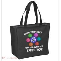 Make Your Mark And See Where It Takes You Dot Day Tote Bag thumb 2