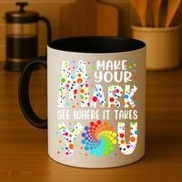 Make Your Mark See Where It Takes You Dot Day September 15th Gift Coffee Mug thumb 4