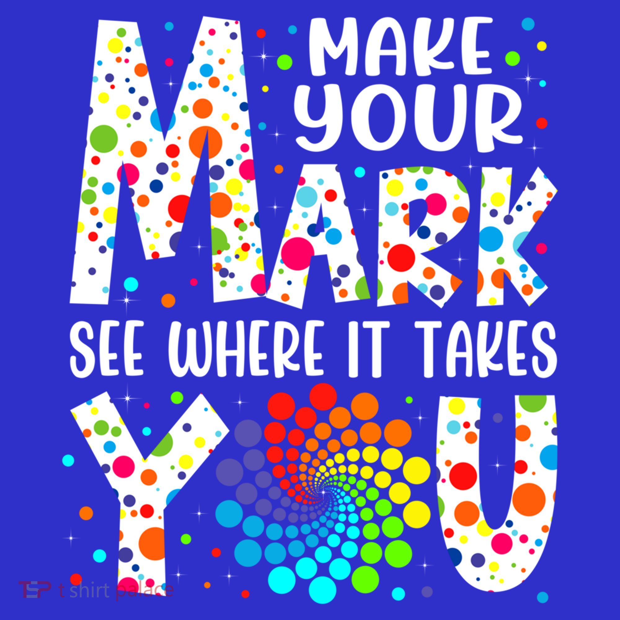 Make Your Mark See Where It Takes You Dot Day September 15th Gift Coaster