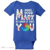 Make Your Mark See Where It Takes You Dot Day September 15th Gift Baby Bodysuit thumb 0