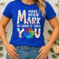 Make Your Mark See Where It Takes You Dot Day September 15th Gift Women's T-Shirt thumb 2