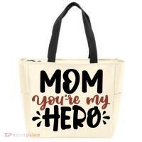 Mom You're My Hero Cute Gift Tote Bag thumb 0