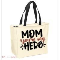 Mom You're My Hero Cute Gift Tote Bag thumb 2