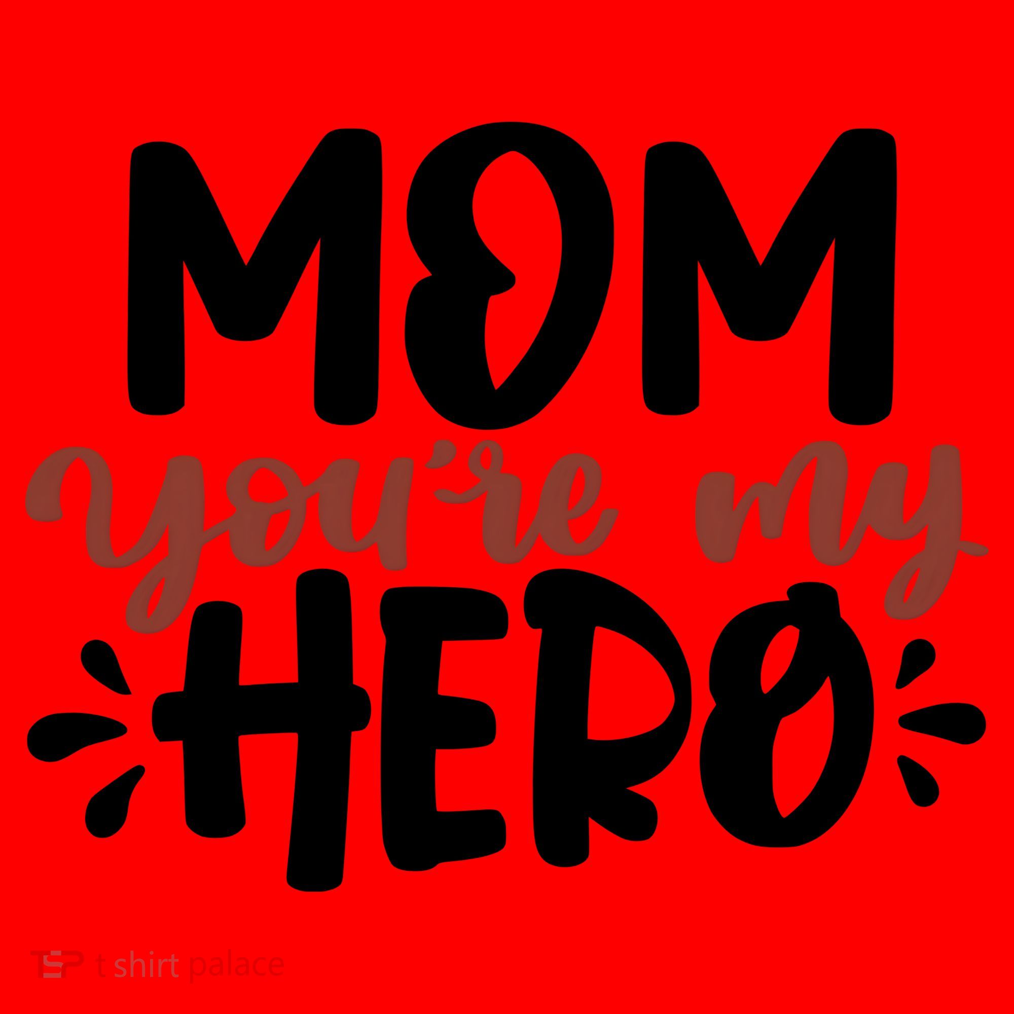 Mom You're My Hero Cute Gift Santa Hat
