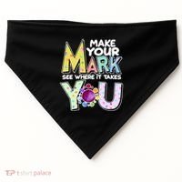 Make Your Mark See Where It Takes You USA-Made Doggie Bandana thumb 0
