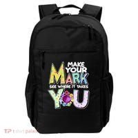Make Your Mark See Where It Takes You Backpack thumb 0