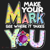 Make Your Mark See Where It Takes You Golf Towel thumb 3