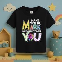 Make Your Mark See Where It Takes You Toddler T-Shirt thumb 3