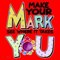 Make Your Mark See Where It Takes You Santa Hat thumb 1