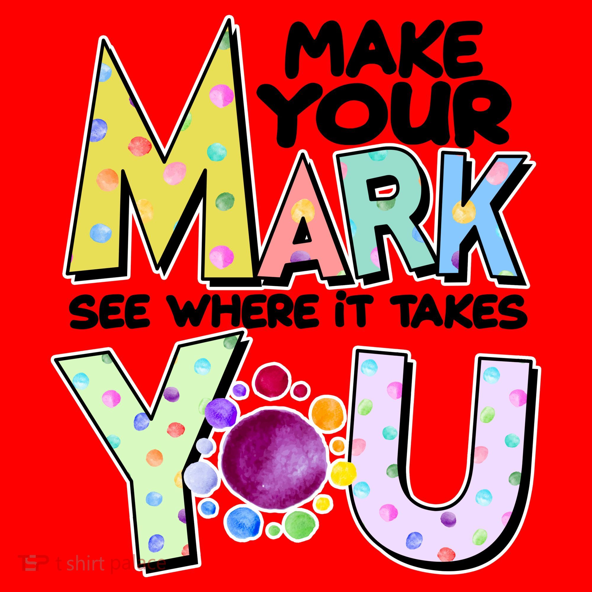 Make Your Mark See Where It Takes You Santa Hat