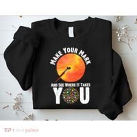 Make Your Mark And See Where It Takes You Dot Day Sweatshirt thumb 2