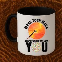 Make Your Mark And See Where It Takes You Dot Day Coffee Mug thumb 2