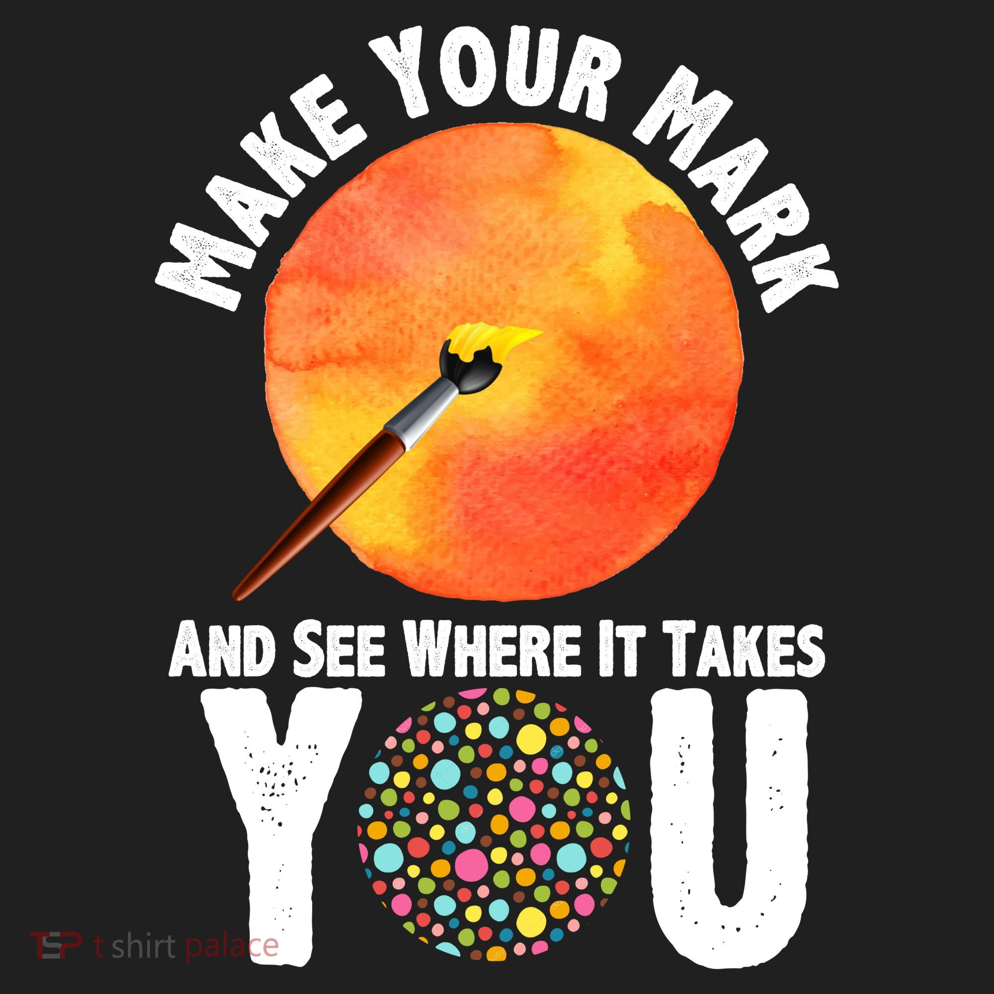 Make Your Mark And See Where It Takes You Dot Day Hat