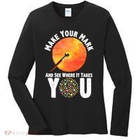 Make Your Mark And See Where It Takes You Dot Day Women's Long Sleeve Shirt thumb 0