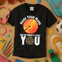 Make Your Mark And See Where It Takes You Dot Day Kids T-Shirt thumb 3