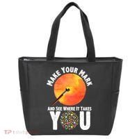 Make Your Mark And See Where It Takes You Dot Day Tote Bag thumb 0