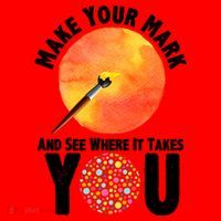 Make Your Mark And See Where It Takes You Dot Day Santa Hat thumb 1