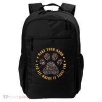 Make Your Mark Dot Day Paw Print Backpack thumb 0