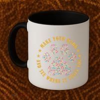 Make Your Mark Dot Day Paw Print Coffee Mug thumb 2