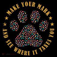 Make Your Mark Dot Day Paw Print Ornament thumb 1